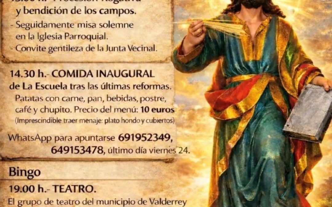 San Marcos vuelve el 26 de abril a Val de San Román con rogativa, comida y teatro