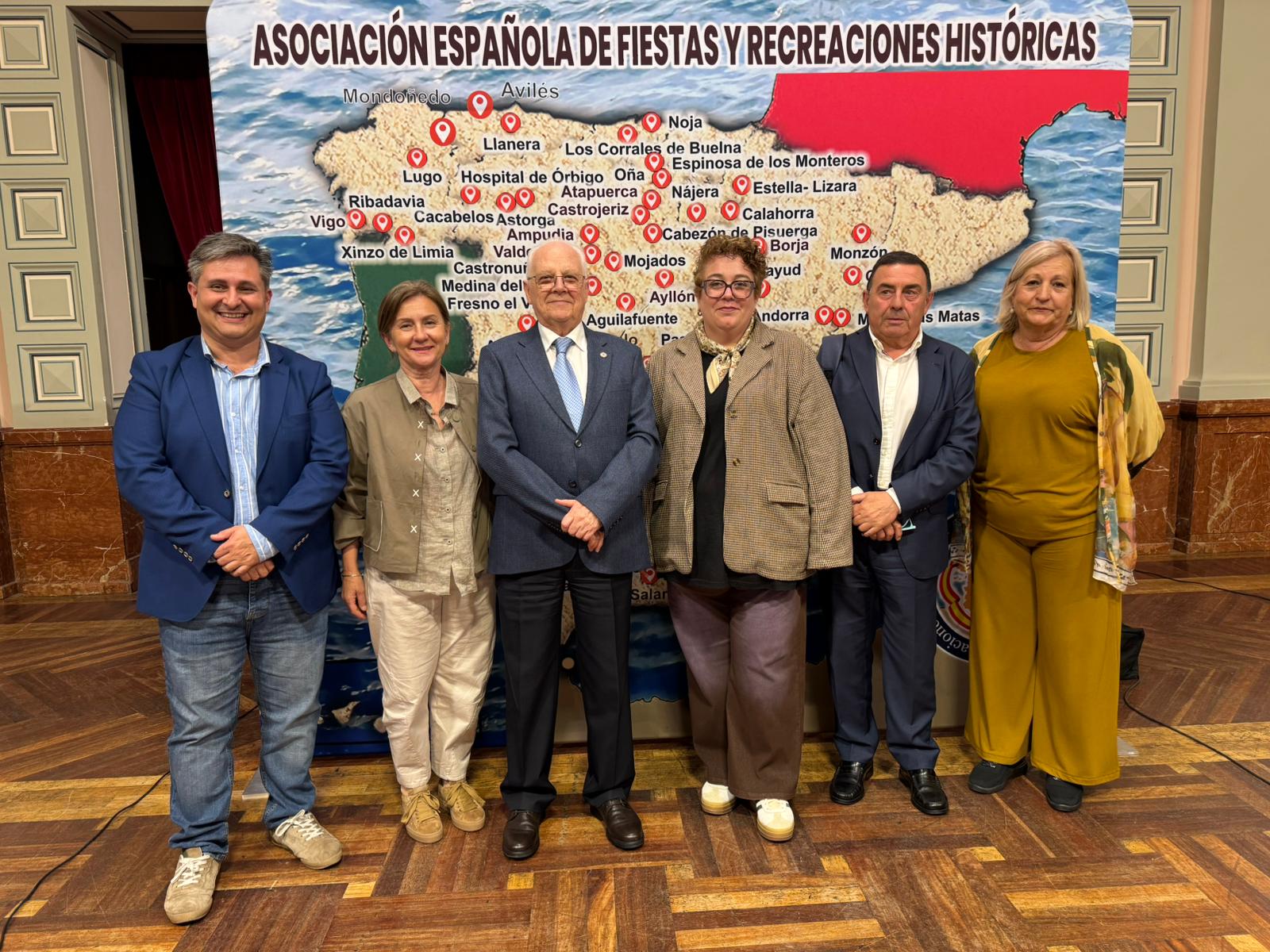 Espaldarazo a las Justas de Hospital de Órbigo en la Asociación Española de Fiestas y Recreaciones Históricas