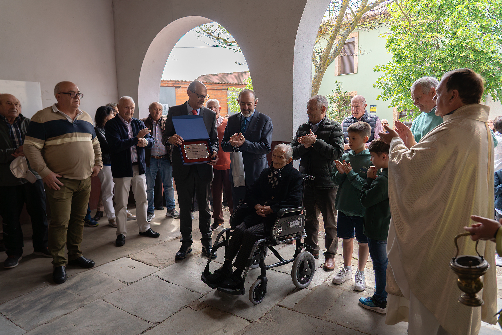 Sardonedo homenajea a María Remedios García Martínez en su centenario