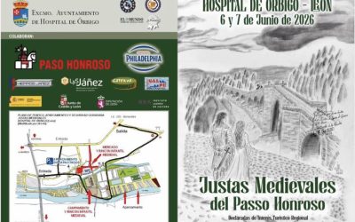 El puente de Hospital de Órbigo revive las lanzas, las antorchas y el espíritu del Passo Honroso