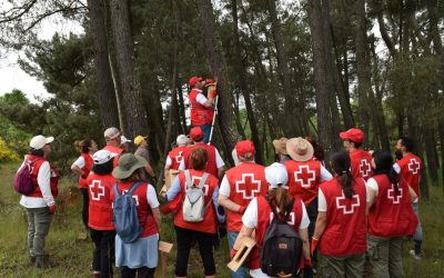 Cruz Roja impulsa la restauración ambiental y la creación de refugios para la biodiversidad en Magaz de Cepeda