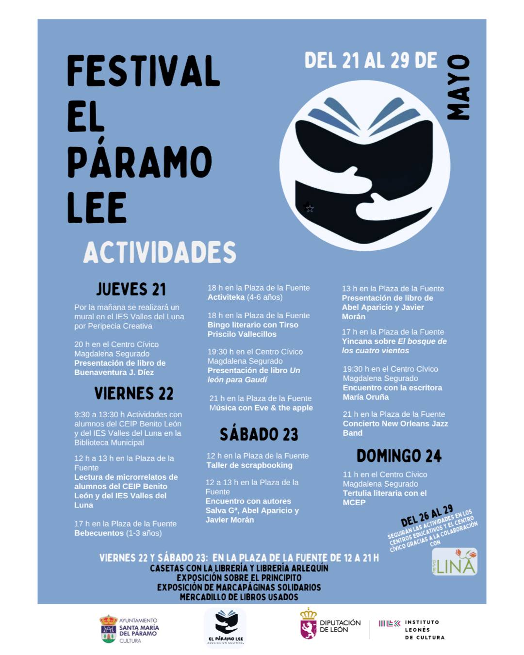 El Páramo se llena de libros, jazz y actividades para todas las edades con el festival “El Páramo Lee”