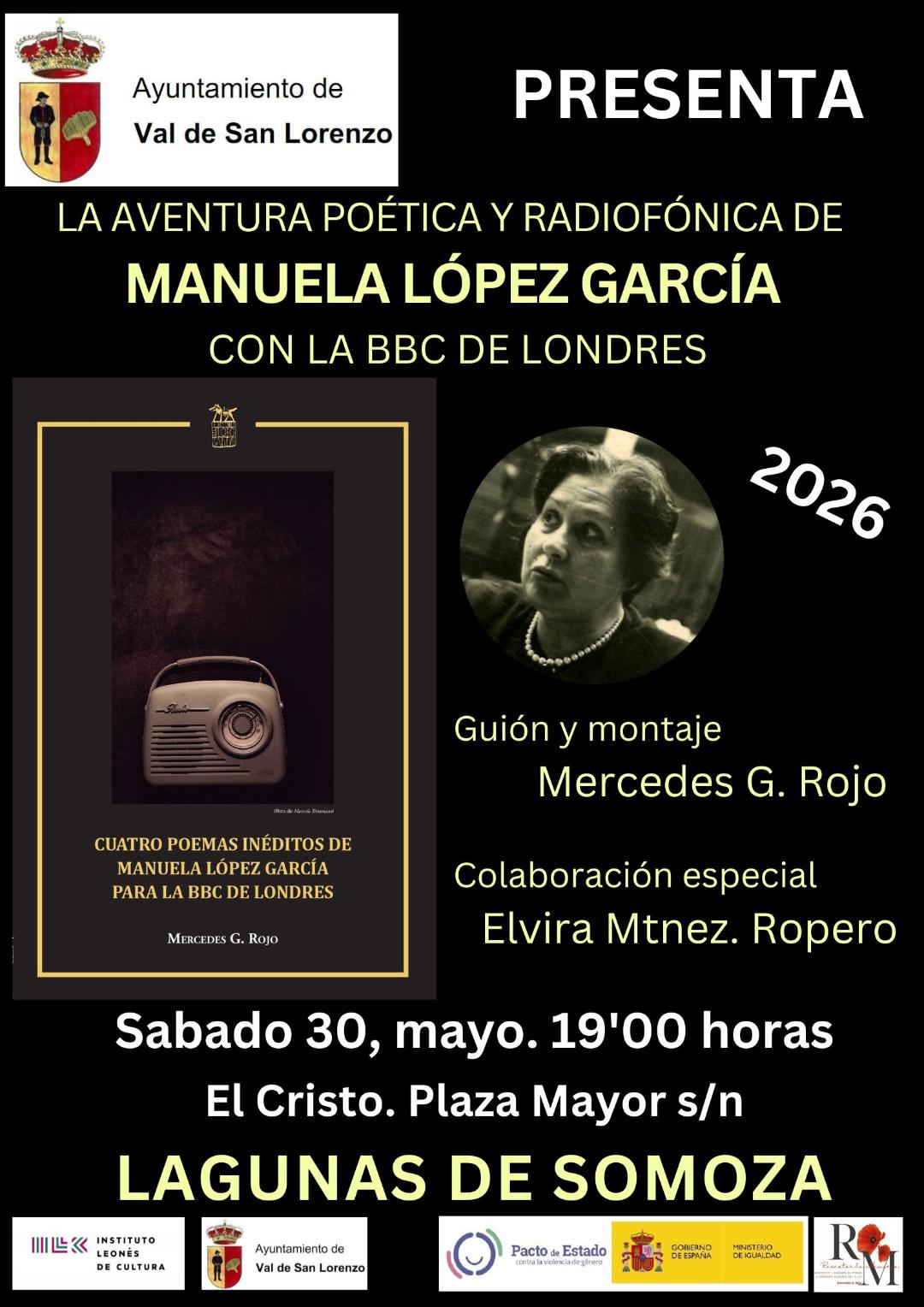 Llega a Lagunas de Somoza la voz poética más irónica y crítica de la poeta berciana Manuela López García