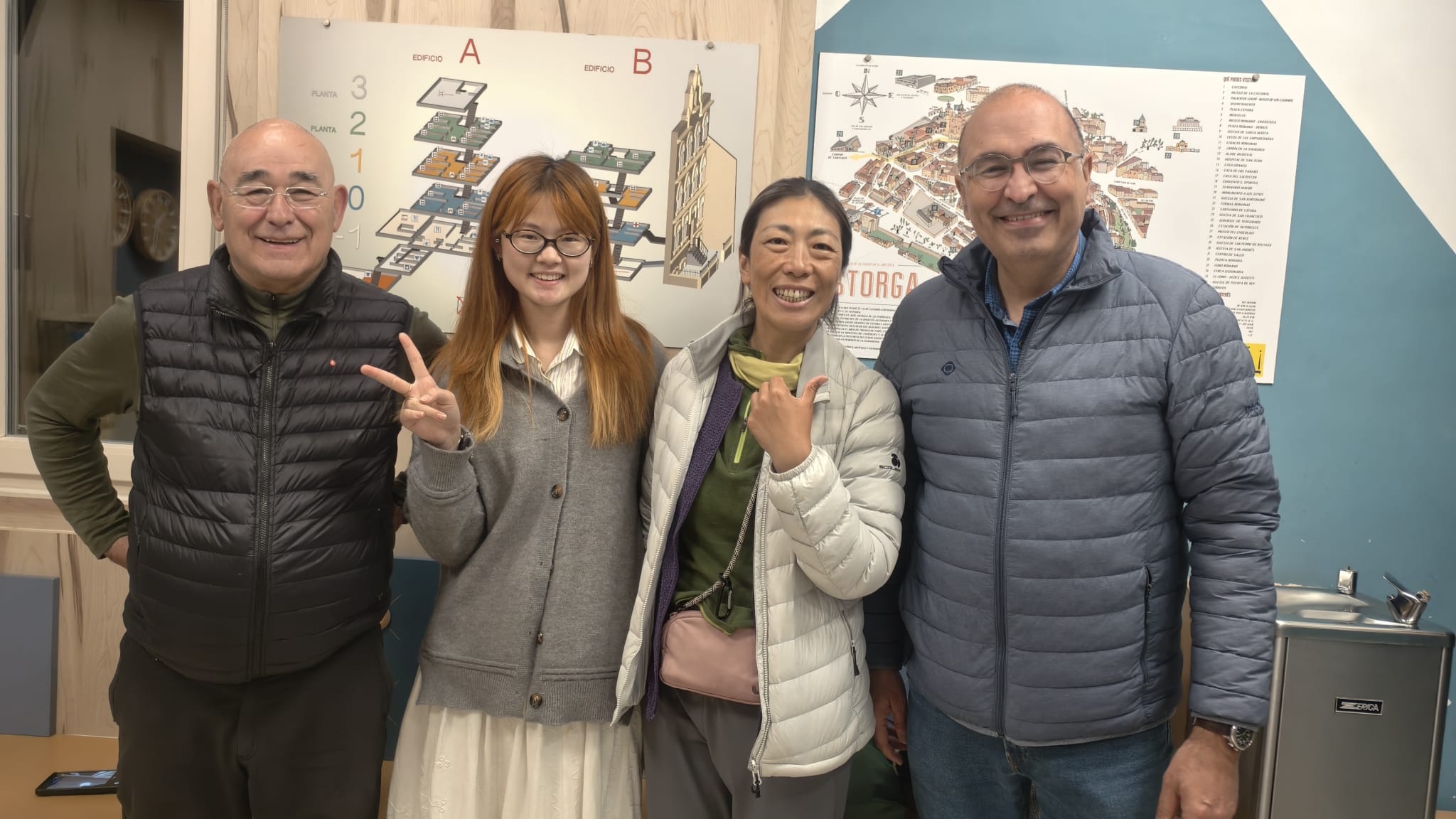 Astorga y Ponferrada reciben a los primeros hospitaleros chinos gracias al acuerdo de cooperación cultural