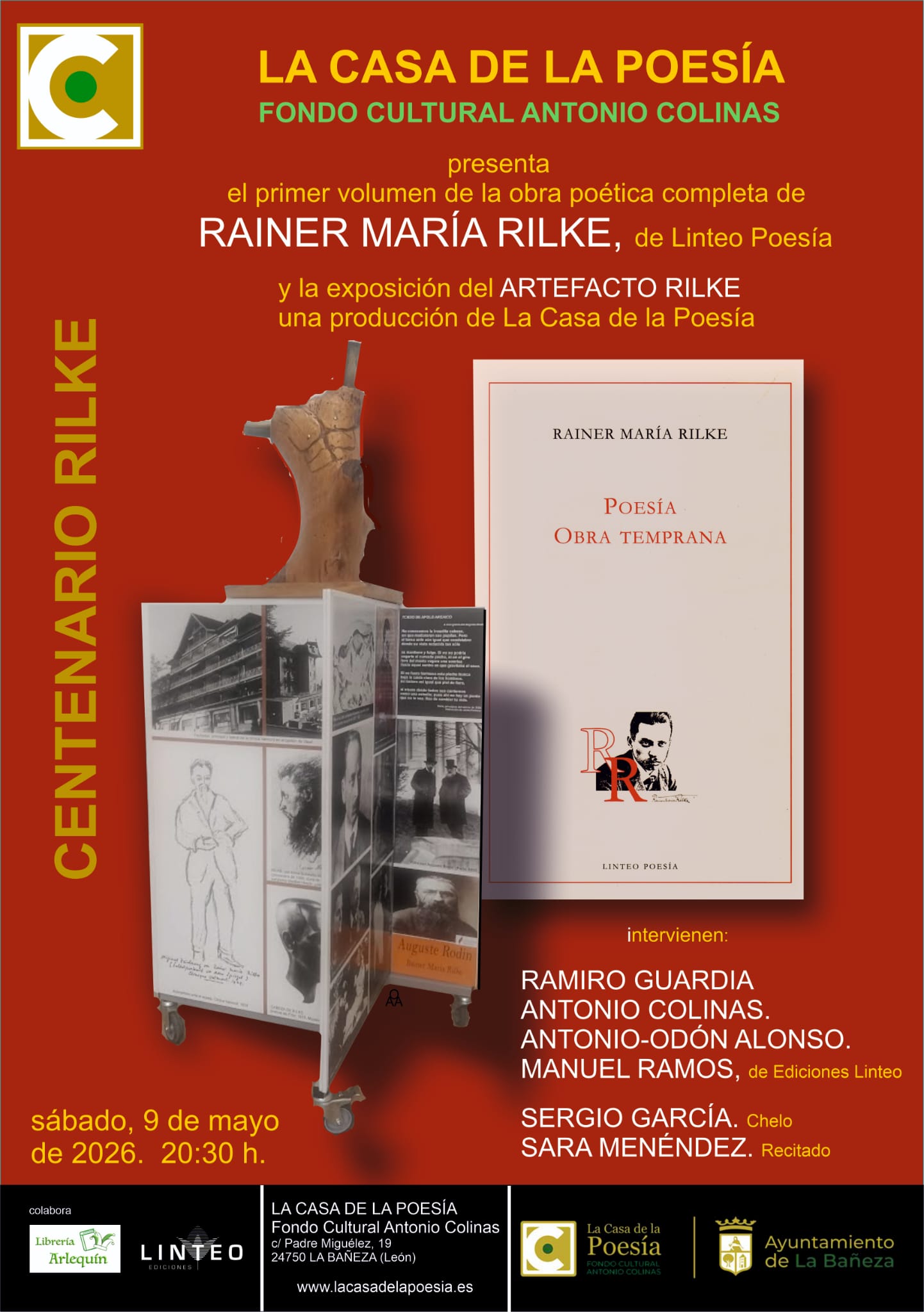 Un artefacto artístico y un libro recuperan a Rainer María Rilke cien años después de su muerte