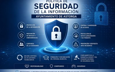 El ayuntamiento de Astorga aprueba su Política de Seguridad de la Información