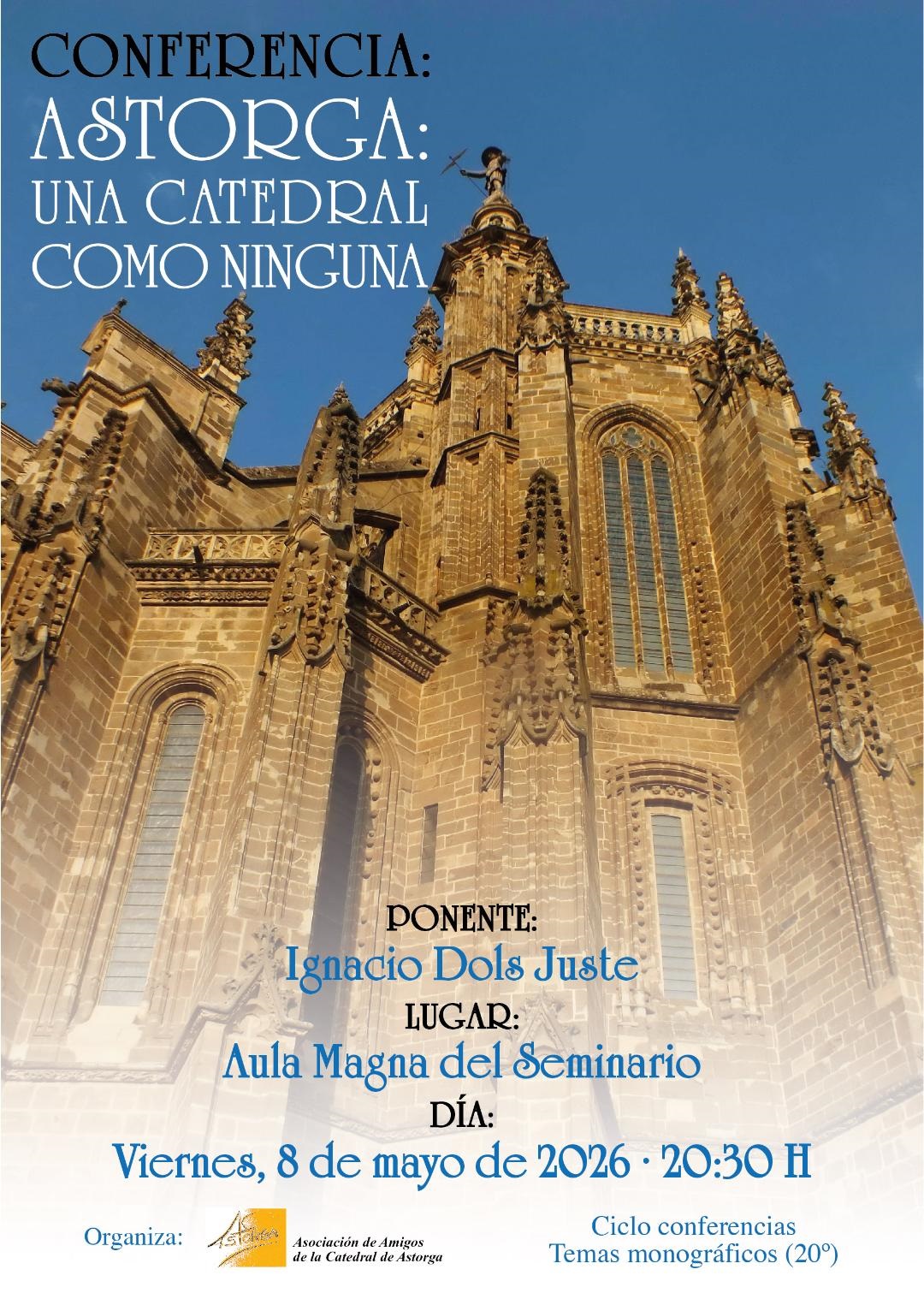 Una conferencia invita a descubrir “una catedral como ninguna” a través de sus secretos estructurales