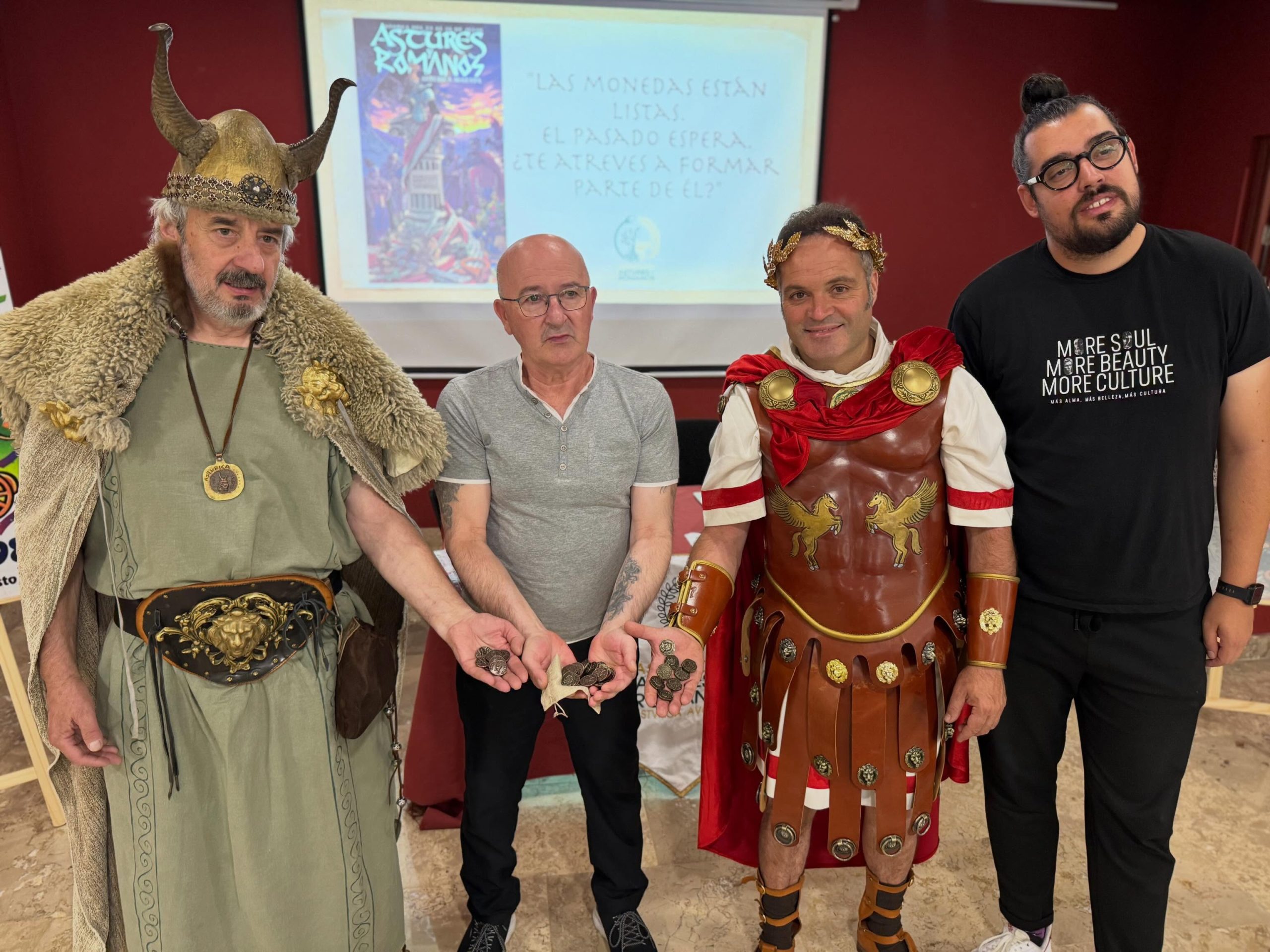 Astures y Romanos pone en circulación las monedas del 40 aniversario con una tirada especial de 700 ejemplares