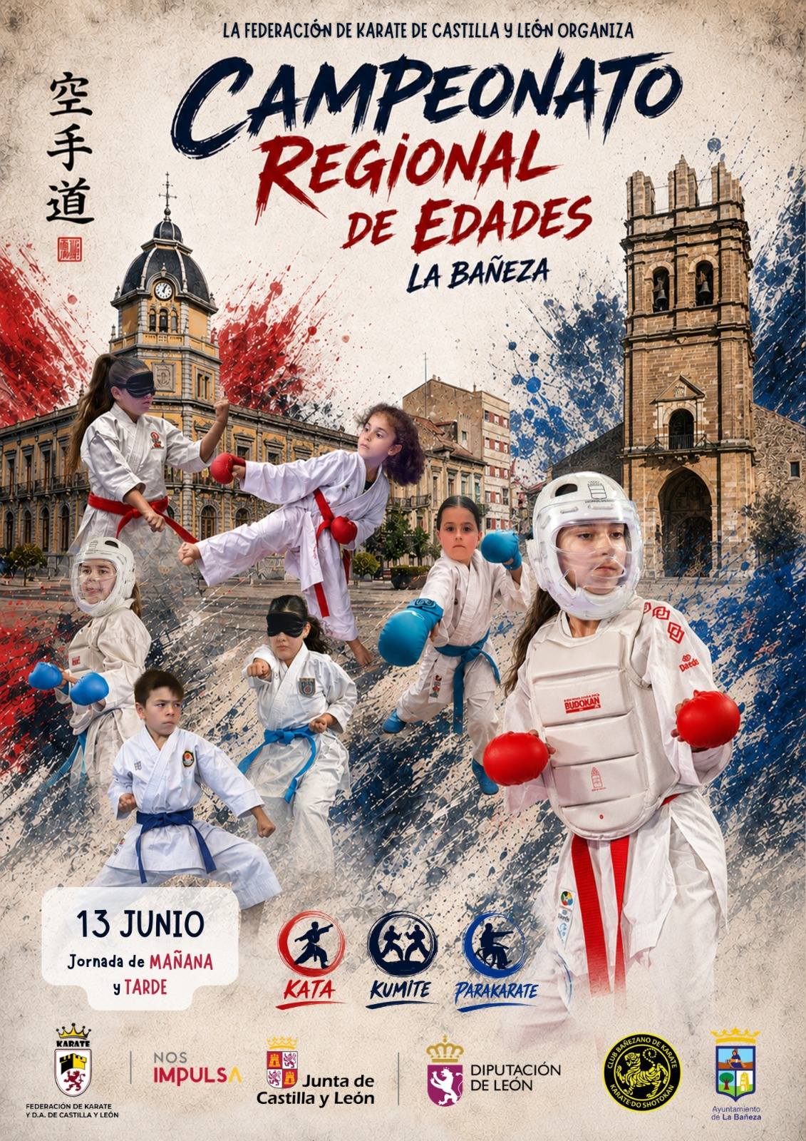 La Bañeza acogerá el Campeonato Regional de Edades de Kárate el próximo 13 de junio