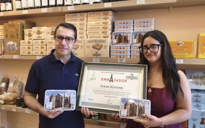 La empresa astorgana Dulces 3 Coronas, nombrada embajadora del Palacio de Gaudí