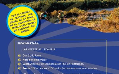 Los Amigos del Camino de Santiago afrontan su sexta etapa entre Las Herrerías y Fonfría