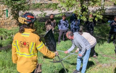 Ocho pedanías de Maragatería y Valduerna se unen para formar a sus poblaciones sobre cómo actuar para defenderse de los incendios forestales