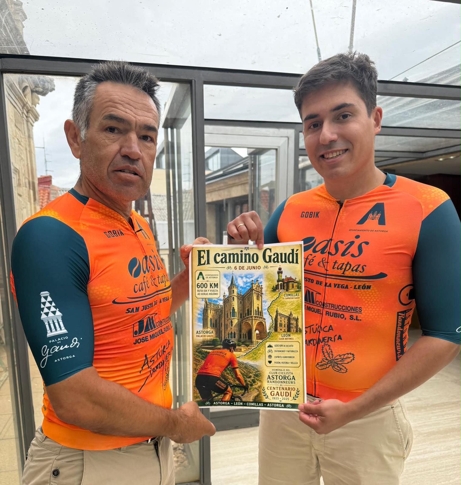 Astorga presenta “El Camino Gaudí”, una ruta ciclista de 600 kilómetros en homenaje al Centenario Gaudí 1926–2026