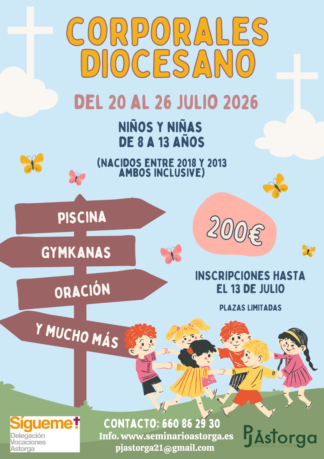 Una semana en Corporales entre piscina, juegos y convivencia: abiertas las inscripciones para el campamento diocesano
