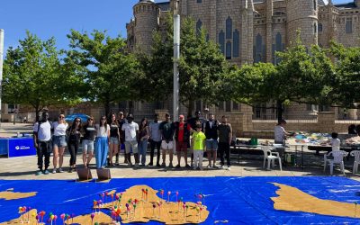 Un mapamundi de conflictos recuerda en Astorga por qué millones de personas se ven obligadas a huir