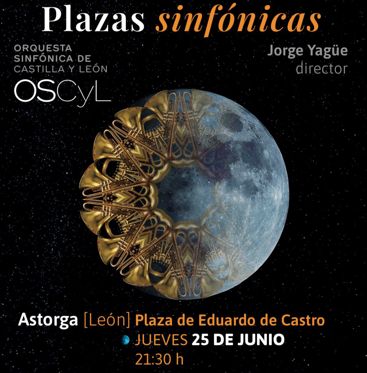La Orquesta Sinfónica ofrecerá un concierto al aire libre en Astorga el próximo 25 de junio