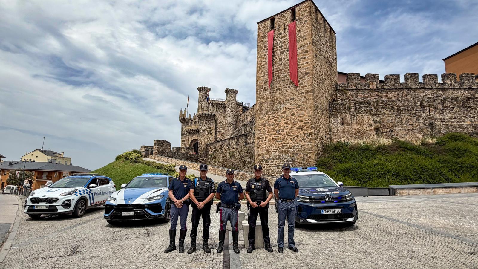 Policía Nacional colabora con sus homólogos italianos en el Camino de Santiago