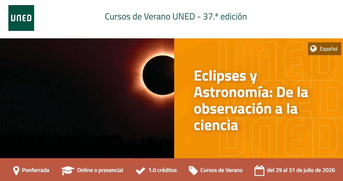 Villagatón-Brañuelas reunirá a expertos de las principales instituciones astronómicas españolas en un Curso de Verano de la UNED