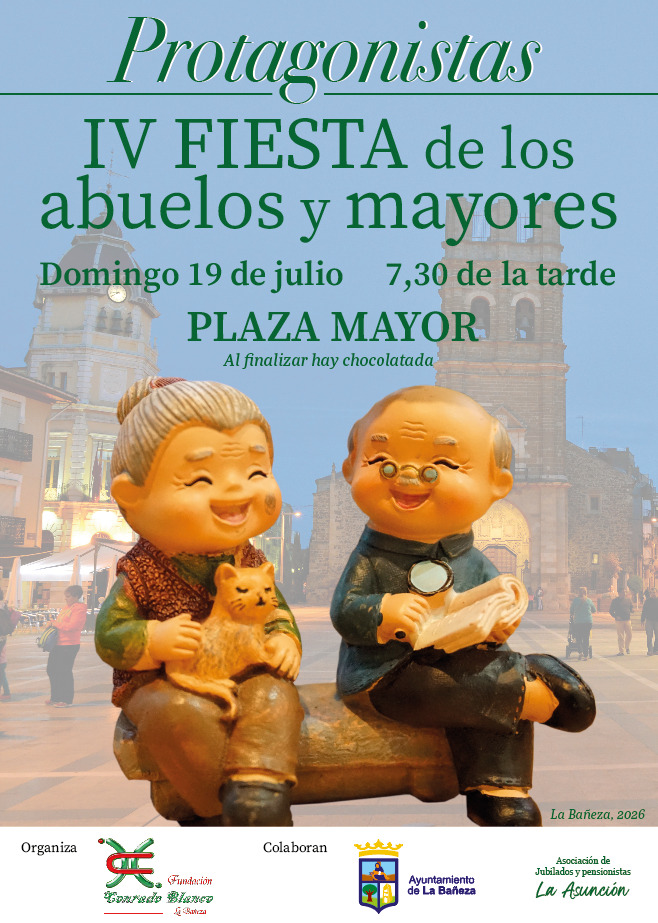 La Fundación Conrado Blanco vuelve con «Protagonistas 2026. IV Fiesta de Abuelos y Mayores»