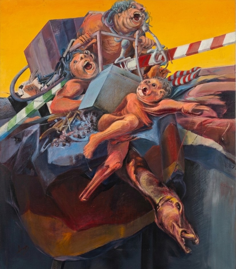 Una gran exposición recorre en León la obra y el legado del artista maragato Sendo