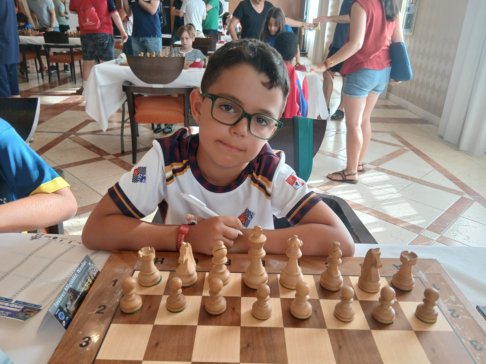 Representación paramesa en el Campeonato de España de Ajedrez sub-8