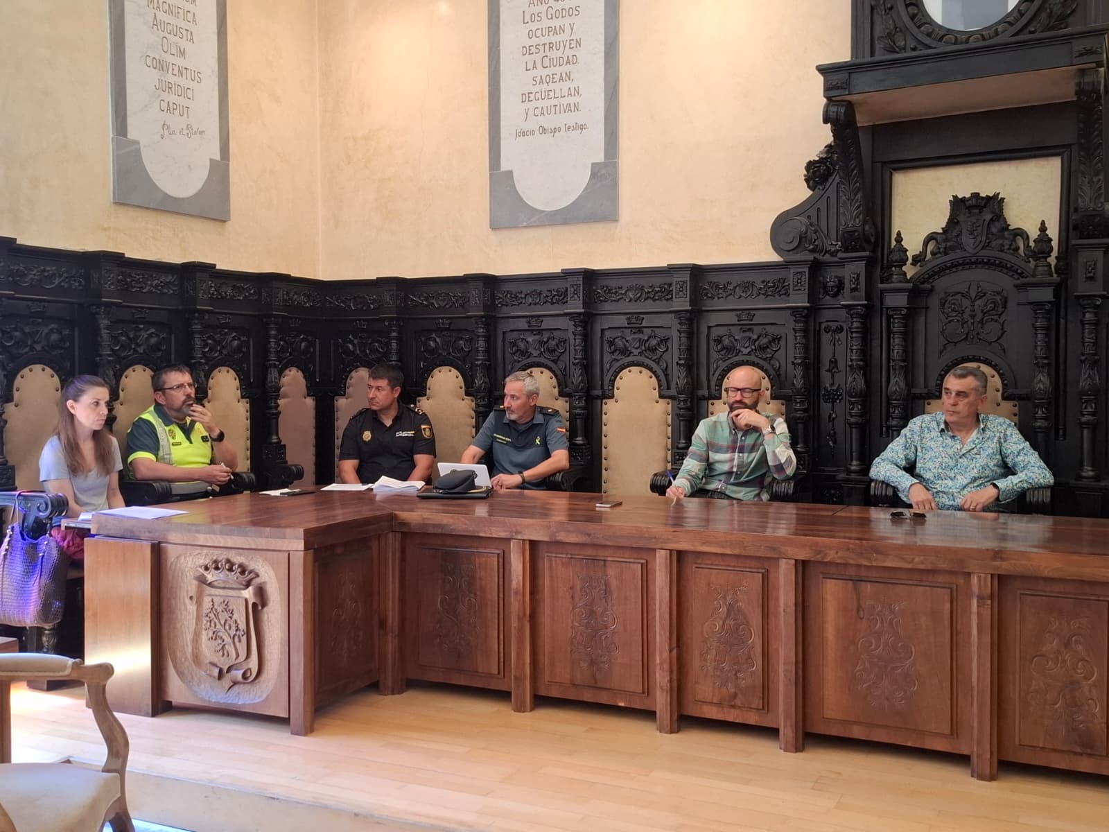 La Junta Local de Seguridad coordina el dispositivo para garantizar el normal desarrollo de Astures y Romanos