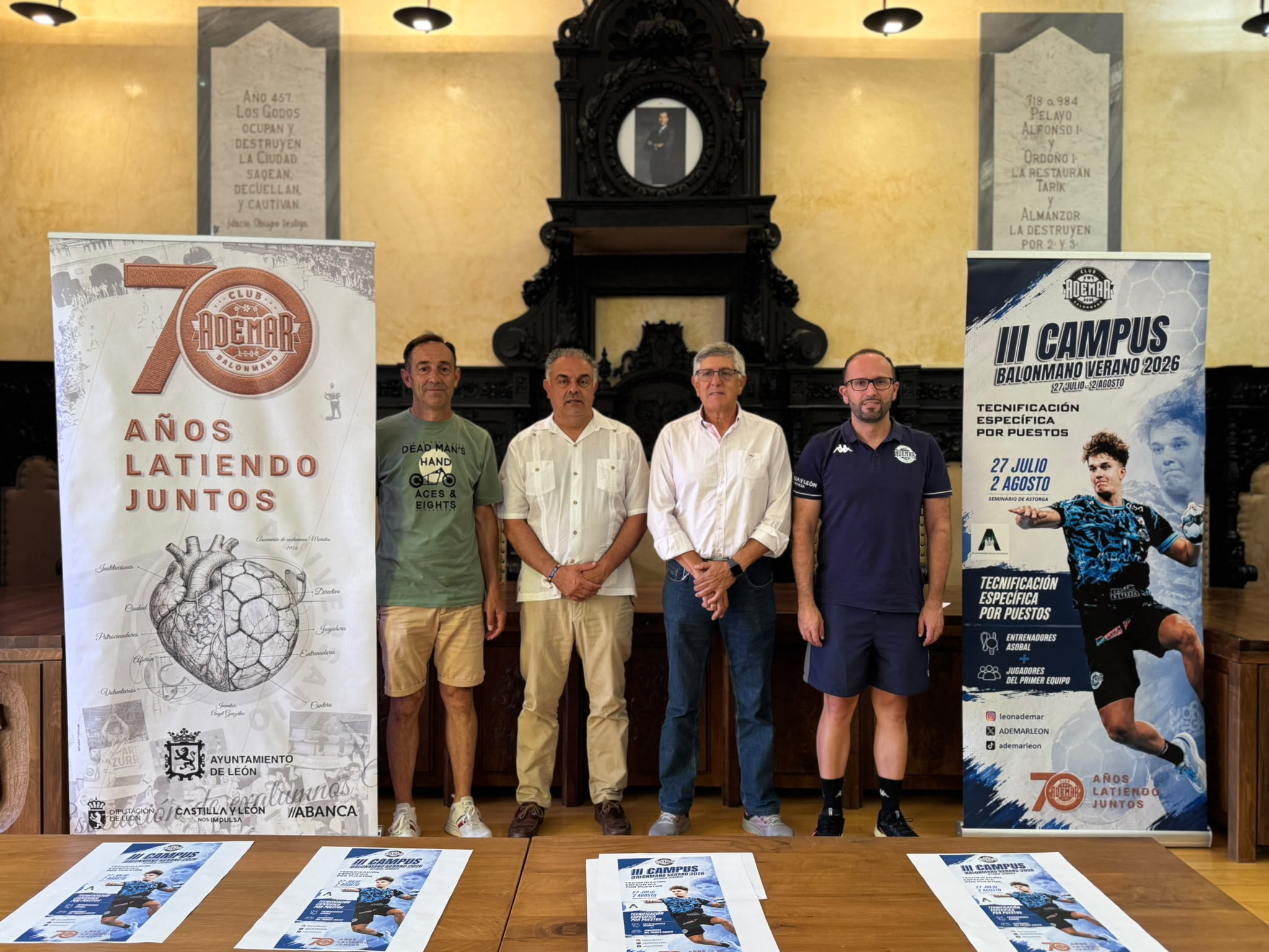 El campus del Ademar llena todas sus plazas en Astorga y duplica la participación con 50 jóvenes