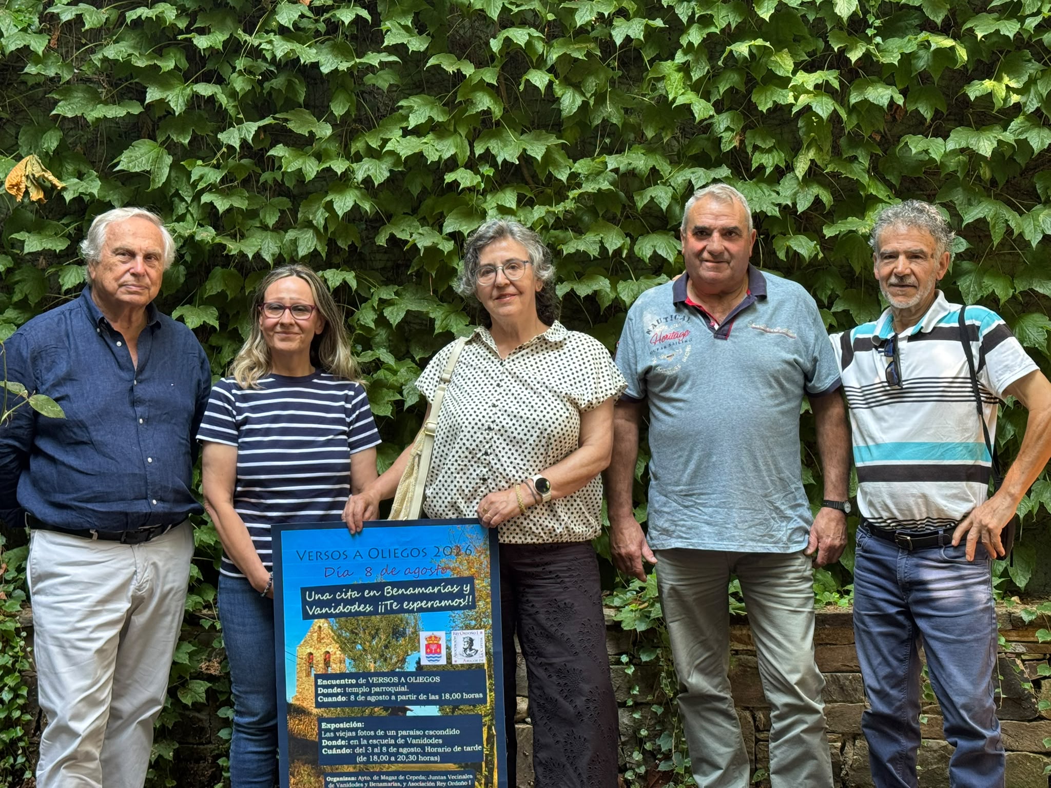 Benamarías y Vanidodes acogen el 8 de agosto una nueva edición de Versos a Oliegos