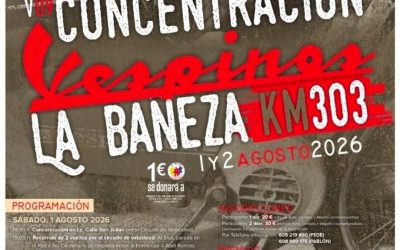La Bañeza presenta la IX Concentración de Vespinos y el II Memorial Melchor del Río «Chorín», que se celebrarán los días 1 y 2 de agosto