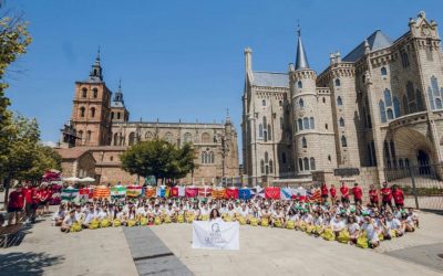 La Ruta Quetzal vuelve a hacer parada en Astorga con 200 jóvenes expedicionarios