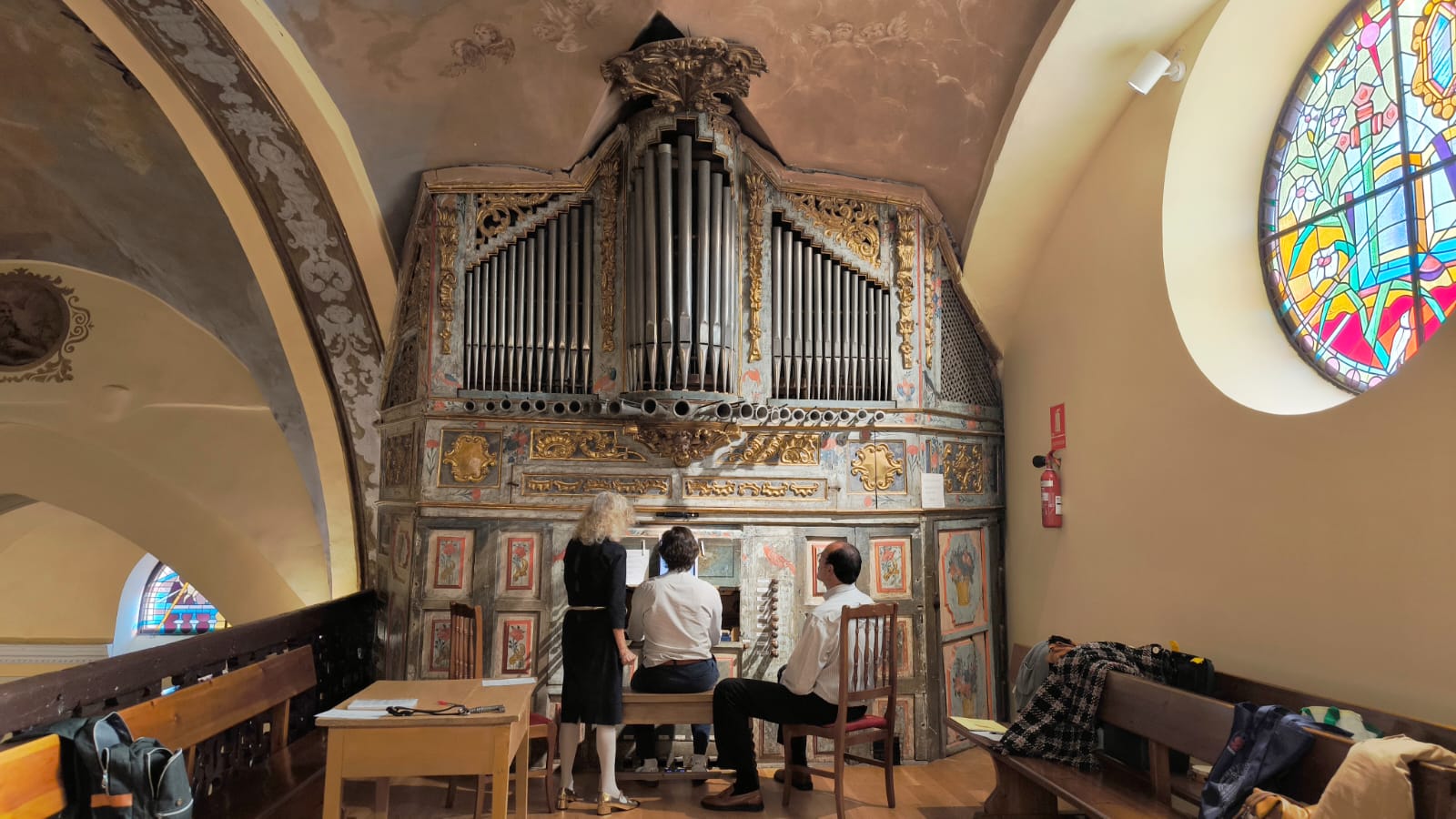 Un diálogo lírico-musical despide el VIII Curso Internacional de Órgano Ibérico de Santa Marina del Rey