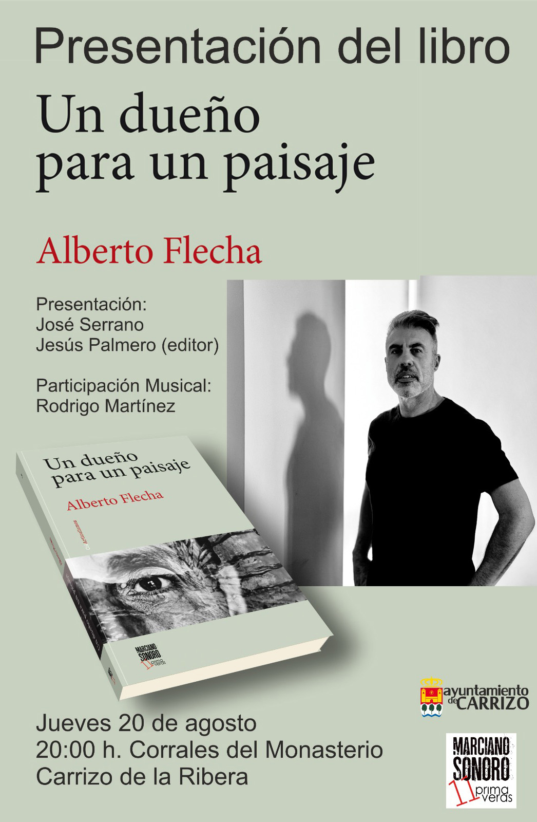 Alberto Flecha lleva a Carrizo una reflexión sobre quién decide el futuro del territorio leonés
