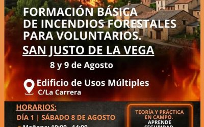San Justo de la Vega acoge este fin de semana un curso de formación para voluntarios en incendios forestales