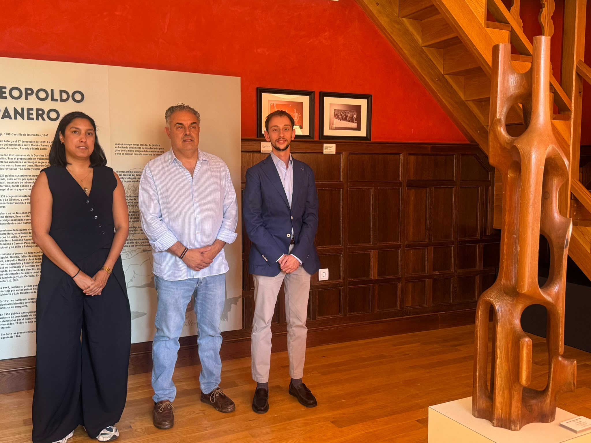 Diez esculturas de la colección FUNDOS dialogan con la poesía de los Panero en Astorga