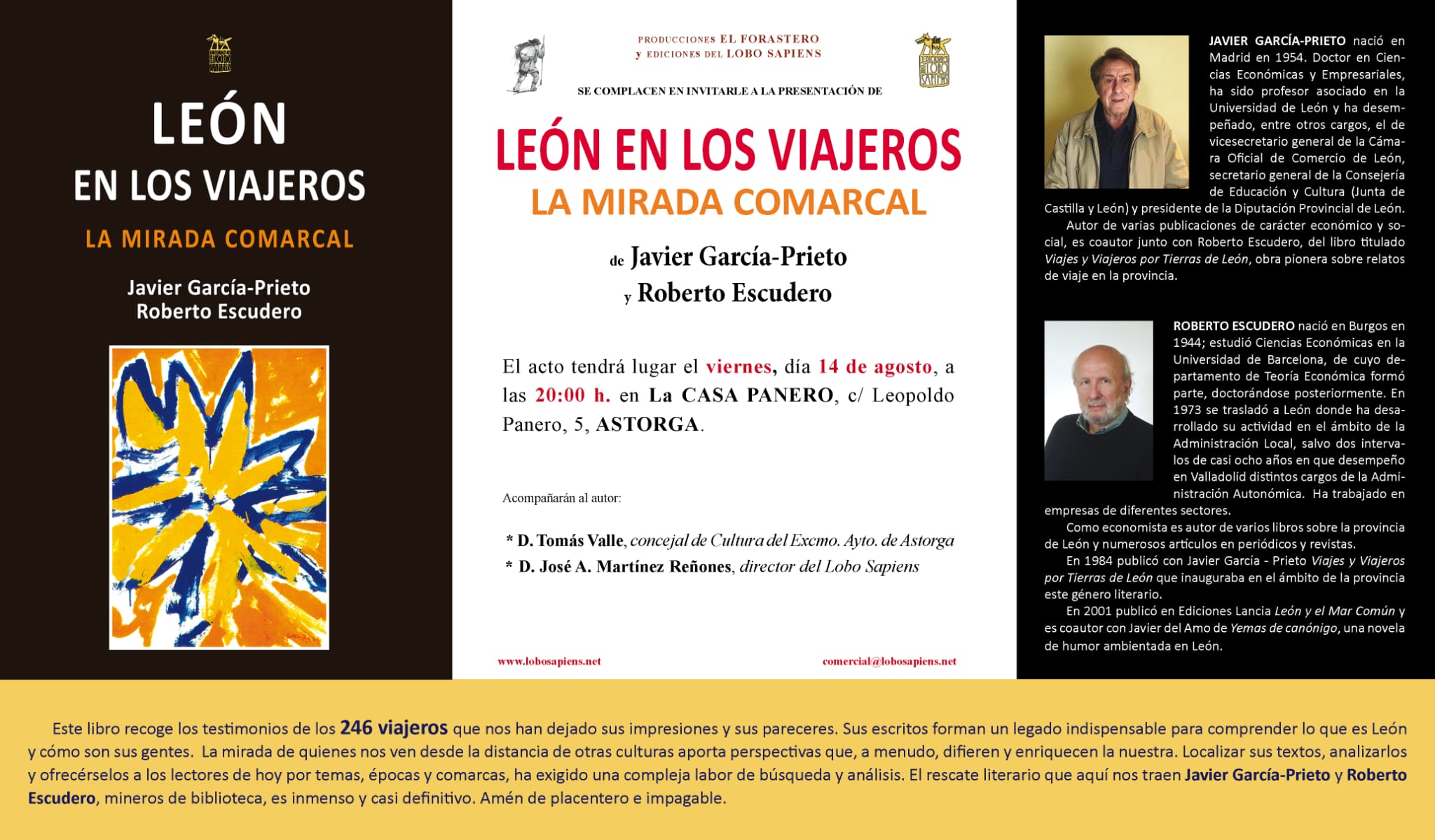Astorga acoge la presentación de “León en los viajeros”, un recorrido por la provincia a través de 246 testimonios