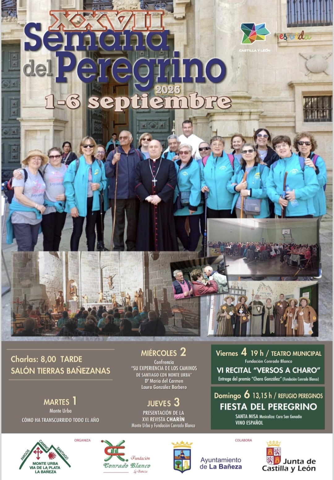 La Semana del Peregrino lleva a La Bañeza la nueva ‘Charín’ y el homenaje a Charo González