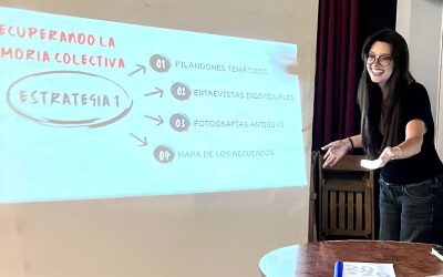 Leyre Alonso, estudiante de la ULE, ha recuperado la memoria oral y la identidad de San Román de la Vega gracias a su beca RALBAR