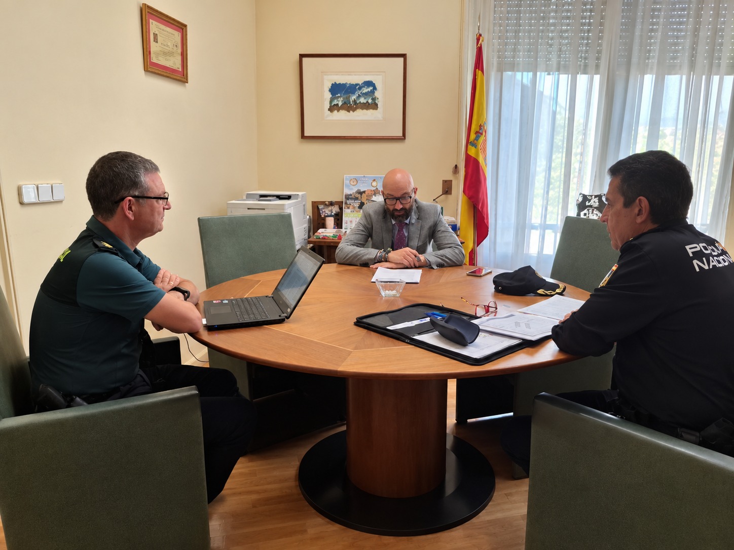 La Subdelegación del Gobierno refuerza la coordinación policial y las medidas de prevención ante la evolución de la delincuencia en la provincia de León