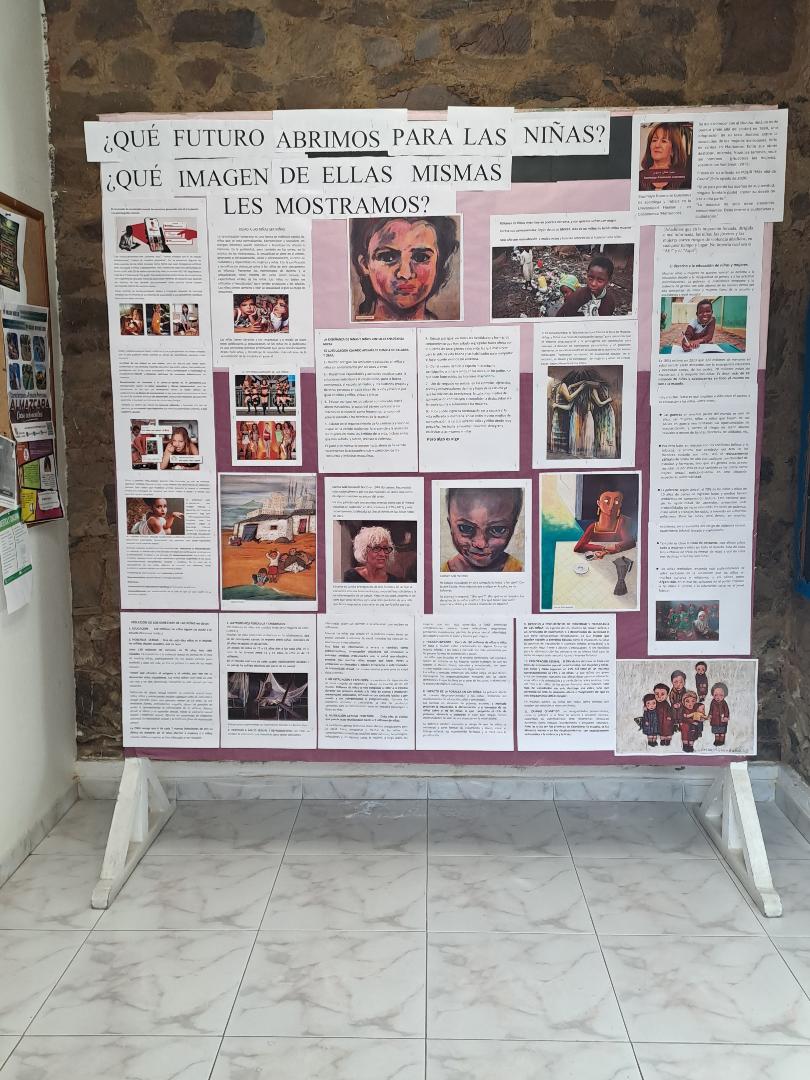 Nuevo Panel de Igualdad en la Biblioteca de Astorga sobre ‘el futuro de las niñas’