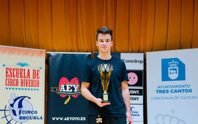 Héctor Fidalgo firma su tercer título consecutivo de campeón de España de yoyó