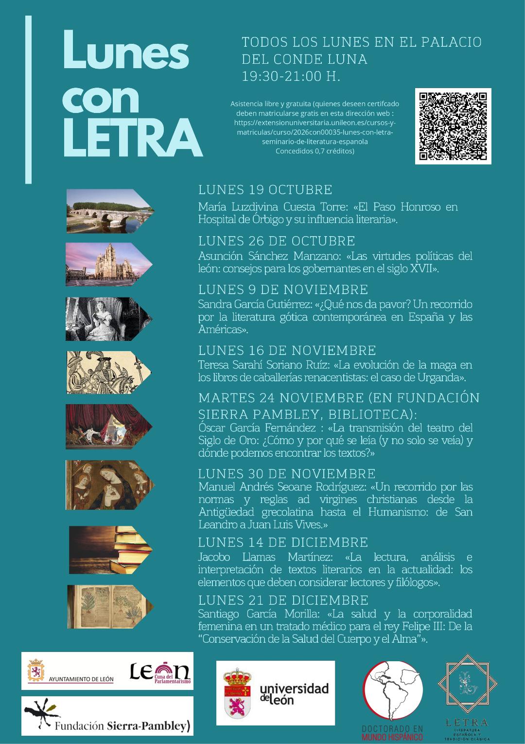 El Passo Honroso de Suero de Quiñones llega esta tarde al seminario ‘Los lunes con LETRA’ de la ULE