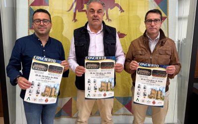 La Banda Municipal y la Academia del Aire suman sus músicos junto al Palacio