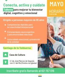 El Programa Salvia acerca a San Mamés de la Vega y Santiago de la Valduerna talleres de bienestar digital y emocional para mayores de 65 años